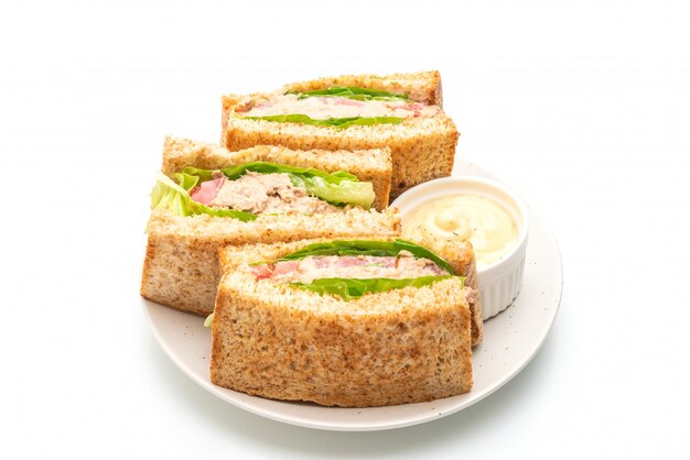 Homemade Tuna Sandwich