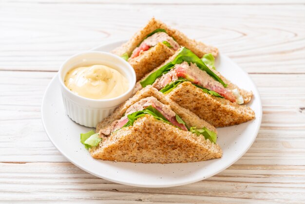 Homemade Tuna Sandwich