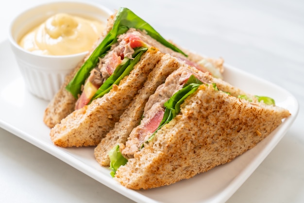 Homemade Tuna Sandwich