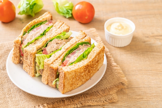 Homemade Tuna Sandwich