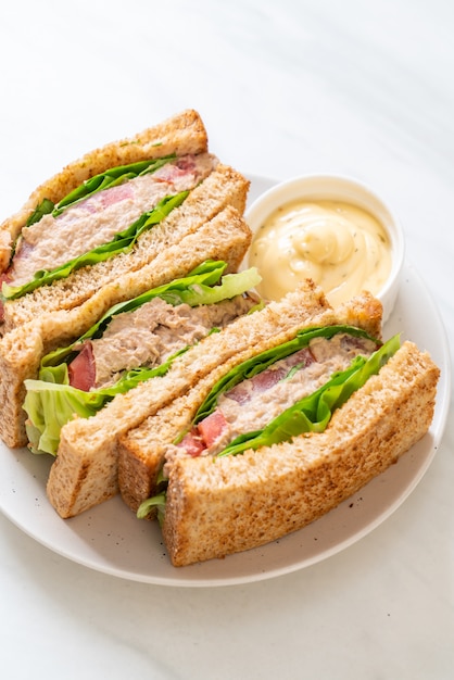 Homemade Tuna Sandwich