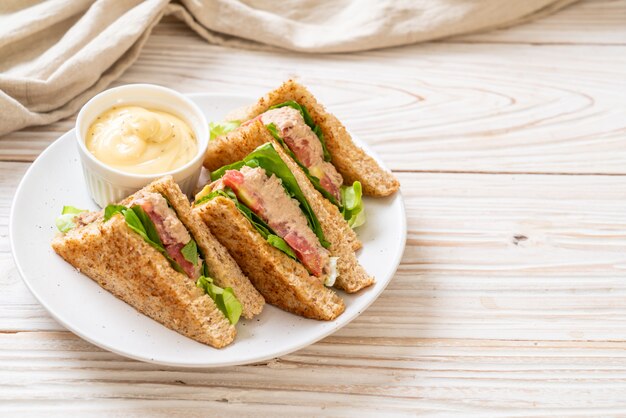 Homemade Tuna Sandwich