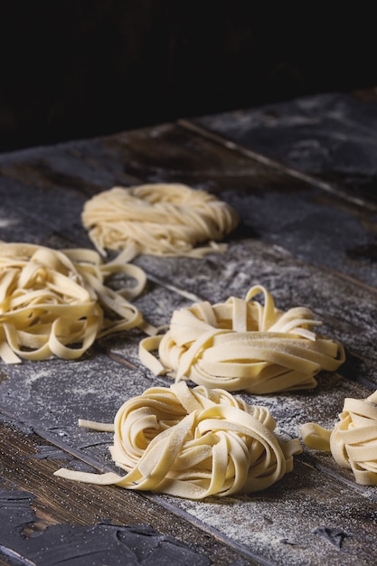 Homemade uncooked pasta