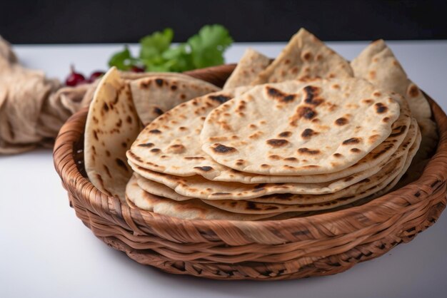 homemade wheat tortillas pita bread tortilla pita with ingredients for cooking on a white table top