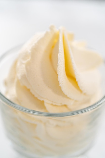 Homemade whipped cream