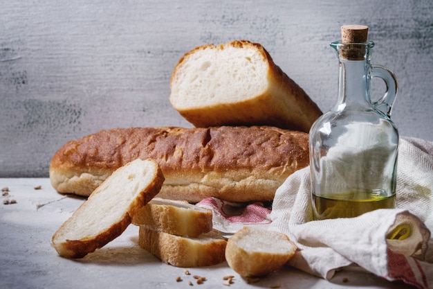 Photo homemade white wheat bread