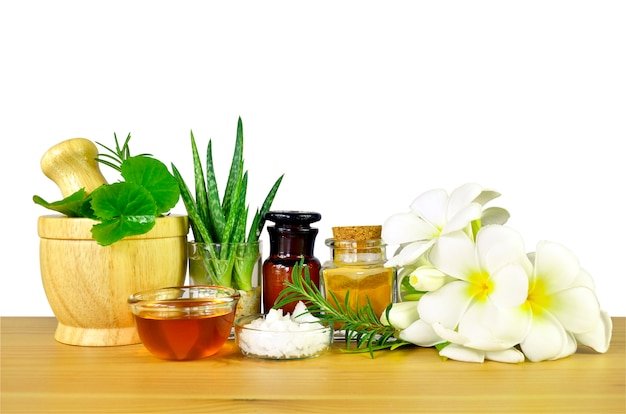 Homeopathy, spa and natural care recipe.