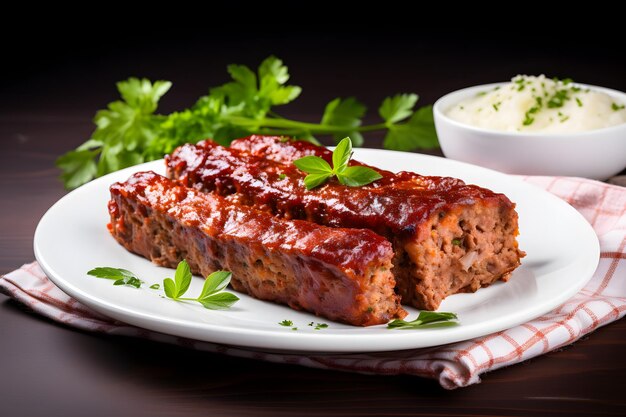 Photo homestyle comfort classic meatloaf delight