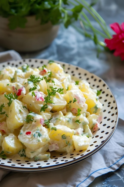 Photo homestyle happiness southern potato salad perfection