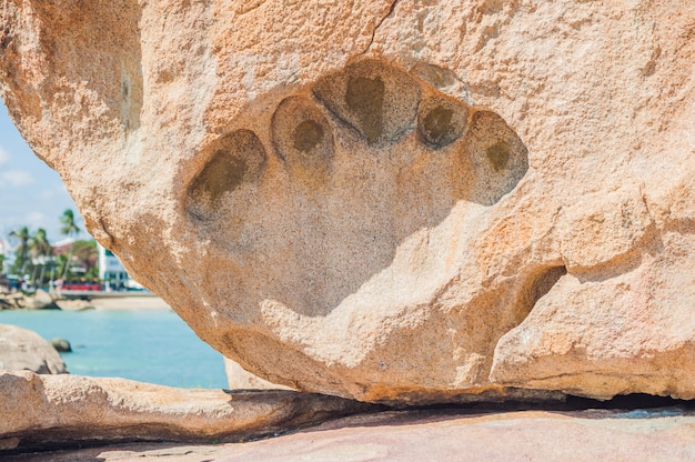 Hon Chong cape, Garden stone, Track from paw of the dragon, popular tourist destinations at Nha Trang. Vietnam