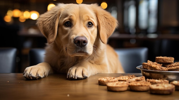 hond in de kamer met eten nova scotia ling tolretriever