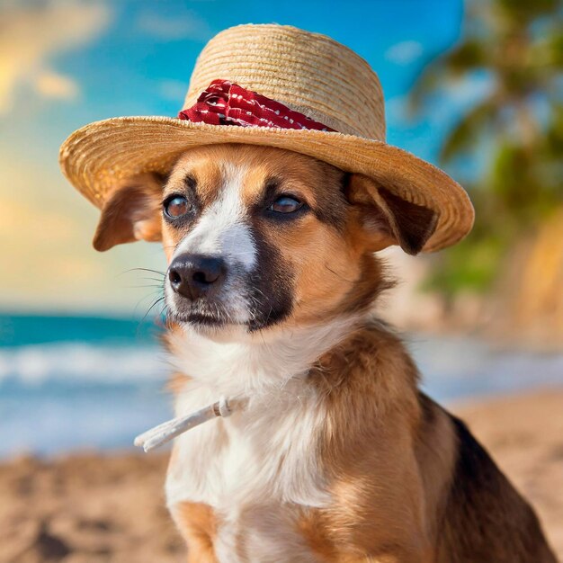 hond op het strand