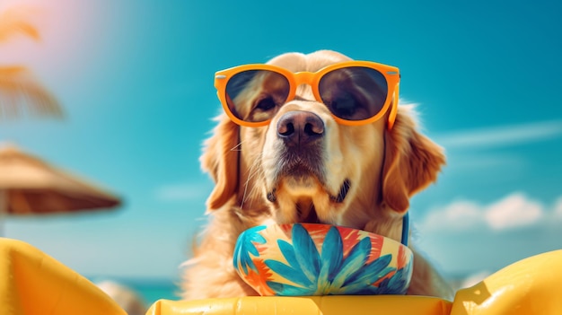 hond op het strand