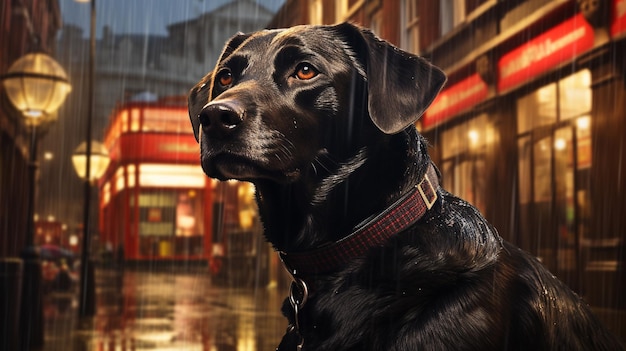 hond personage HD 8K behang Stock Fotografische afbeelding