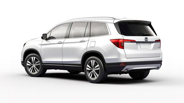 Honda Pilot back view mockup