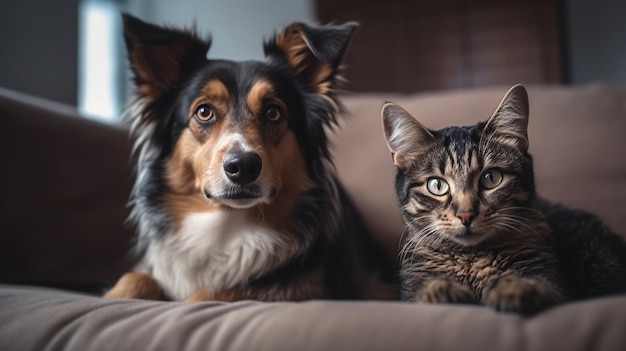 Honden en katten die in appartementen wonen