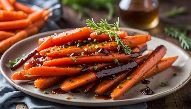 Honey Balsamic Glazed Carrots Recipe