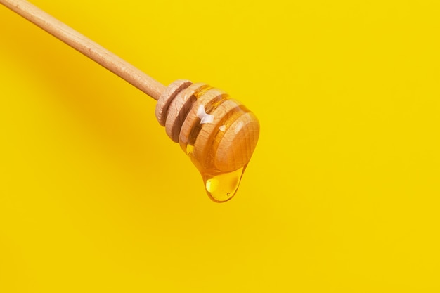 Honey dripping background