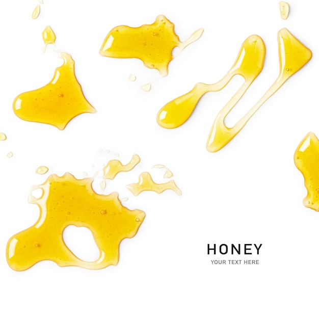 Honey drops creatieve lay-out