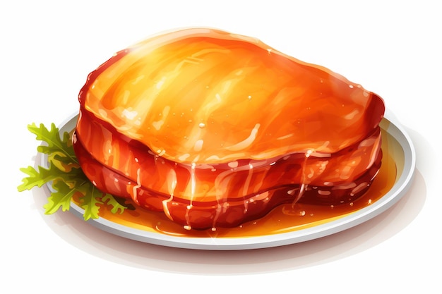 Икона Honey Glazed Ham на белом фоне ar 32 v 52 Job ID 01aac58c1b724bac82d87ca8193dc408