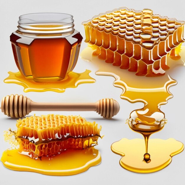 Honey and honey image