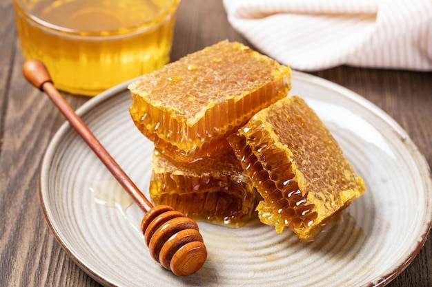 Honey and Honeycomb slice