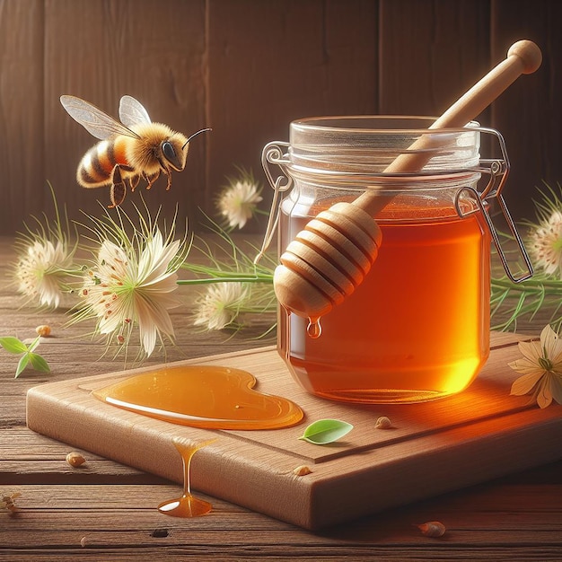 Honey Jar High Quality Image