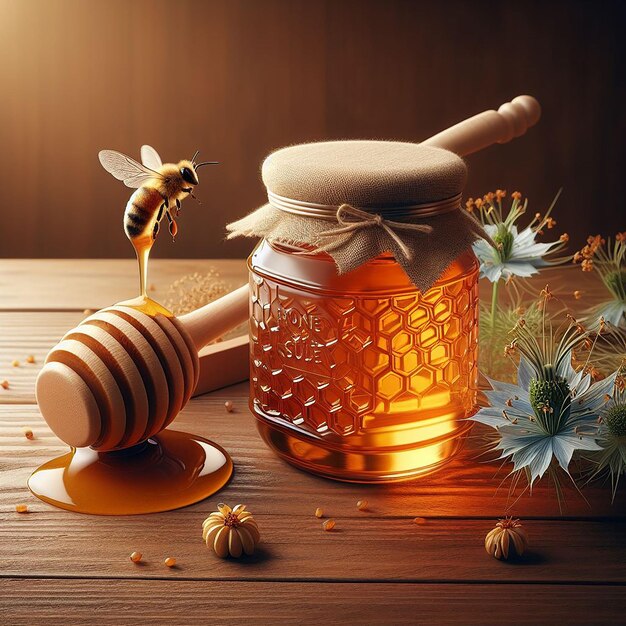 Honey Jar High Quality Image