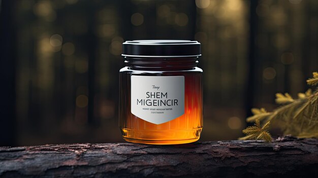 Honey Jar Mockup