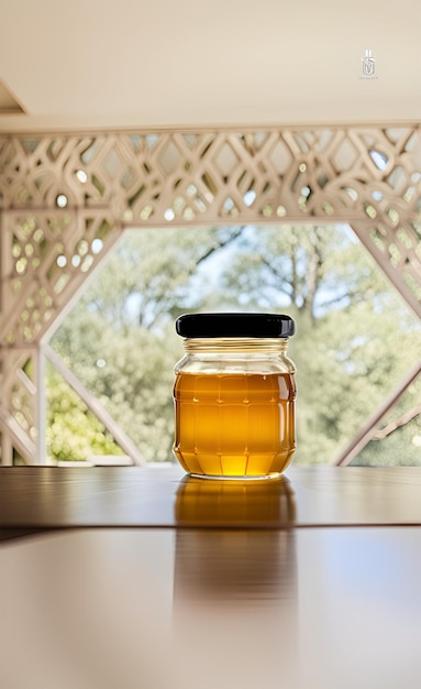 Photo honey jar