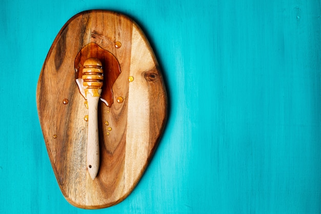 Honey spoon, special wooden dipper