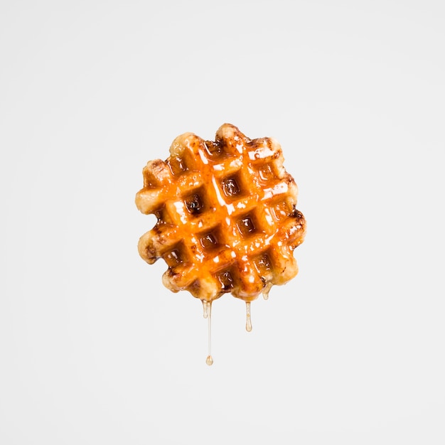 Photo honey waffle