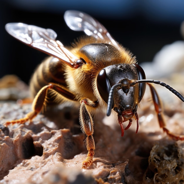 Honeybee on a Daisy