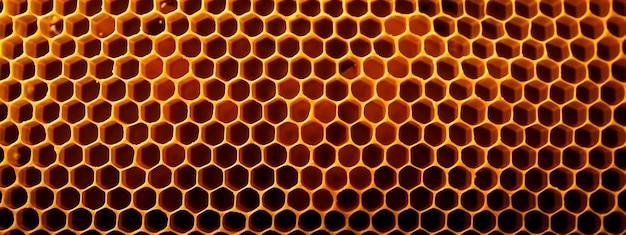 Honeycomb banner Generative AI