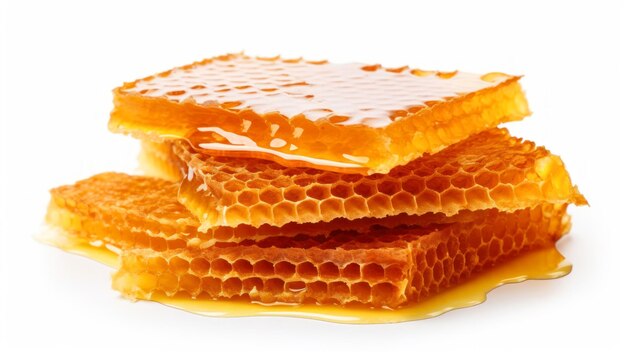 honeycomb isolated on white