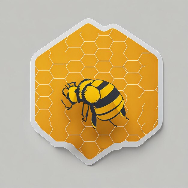 Photo honeycomb sticker