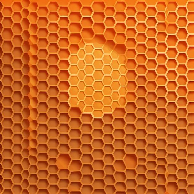 Honeycomb with a letter on it