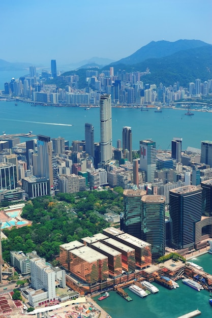 Hong Kong aerial view