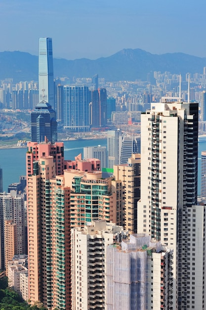 香港の航空写真