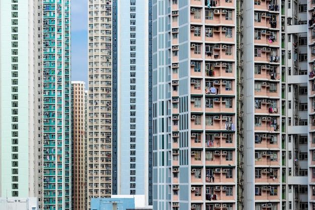 香港の建物のファサード