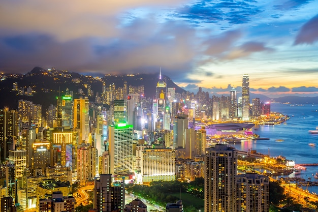 Hong kong city Skyline