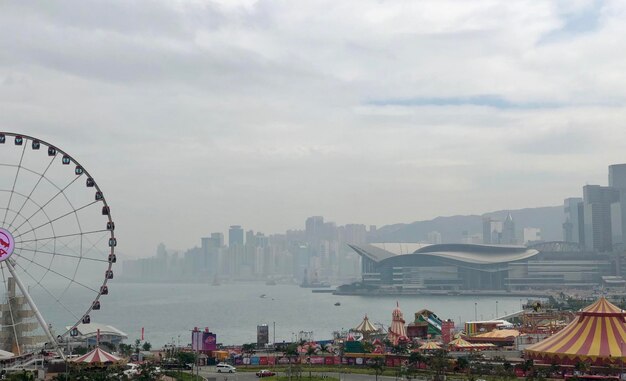 Photo hong kong city view