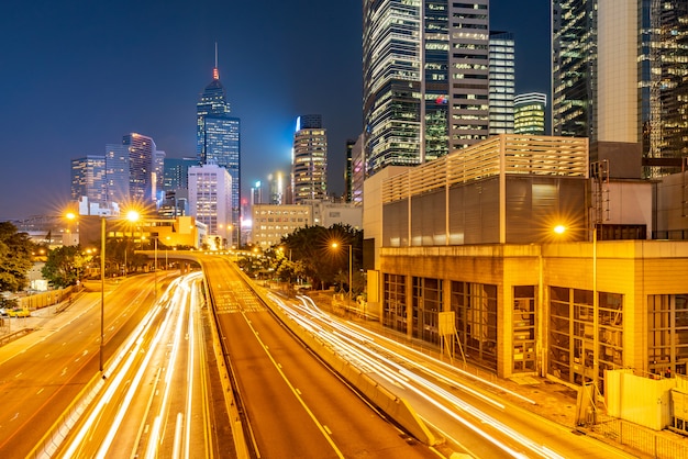 Paesaggio urbano di hong kong