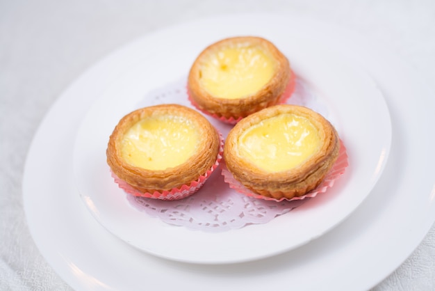 Hong kong food, egg tart