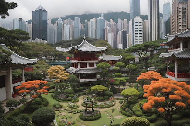 Foto giardino di hong kong