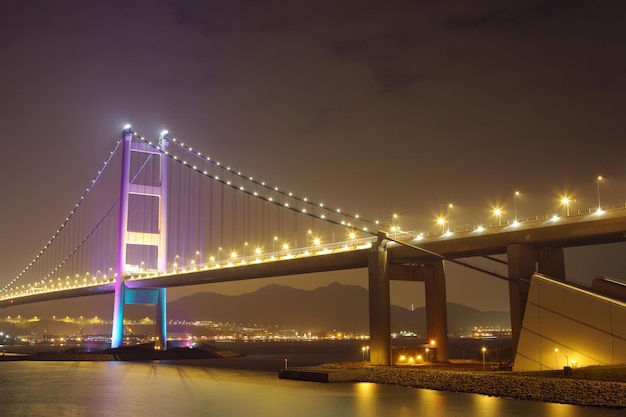 Hong Kong suspension bridge