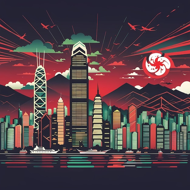 Photo hong kong vector