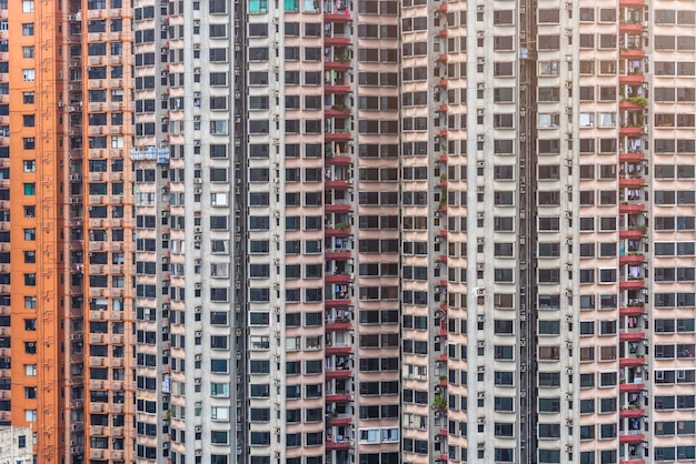 Hongkong stad gebouwen, wolkenkrabbers, China