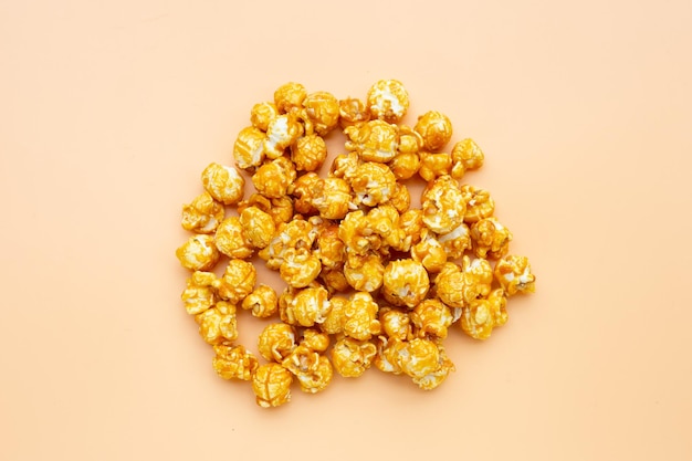 Honing karamel popcorn Heerlijke snack