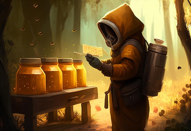 Foto honing verzamelen uit door ai gegenereerd bewijs
